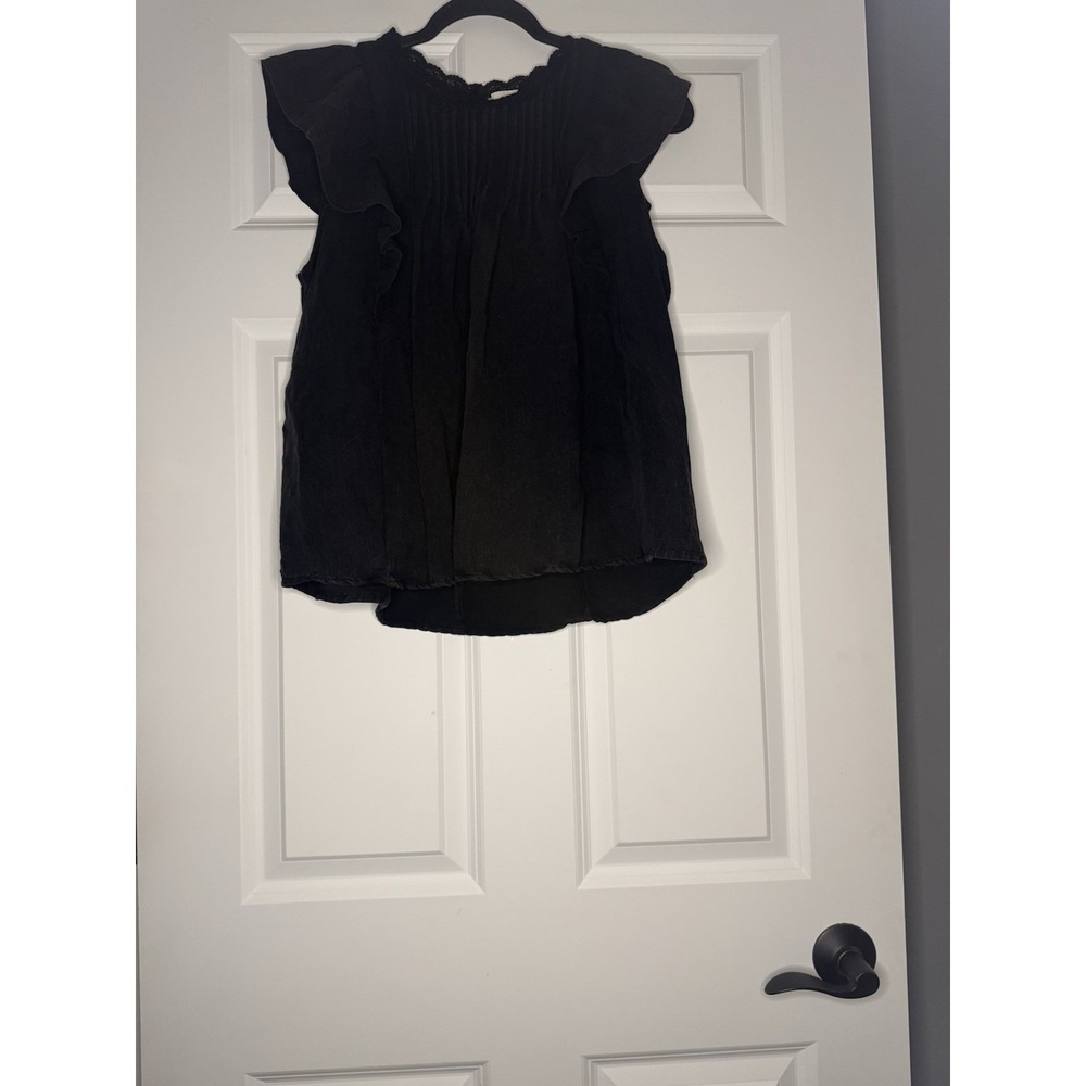 Umgee Black Short Sleeve Top